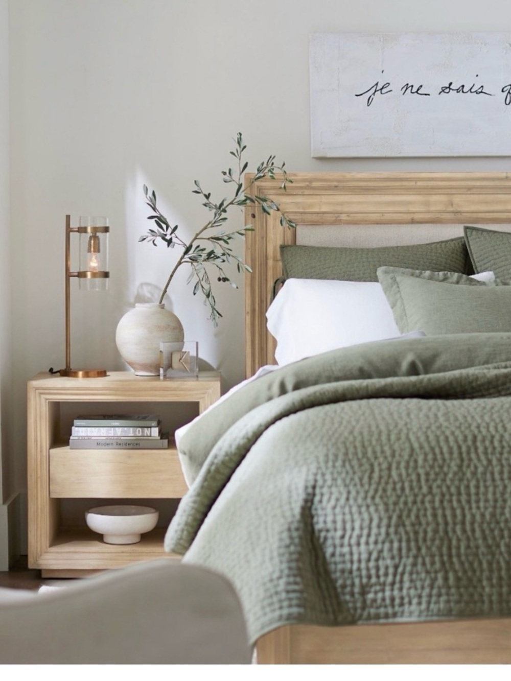 Pottery barn pick-stitch textured cotton and linen quilt - 55% cotton 45% linen